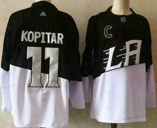 Adidas Los Angeles Kings #11 Anze Kopitar Černá 2020 Stadium Series Sešitý NHL dres – Pánské