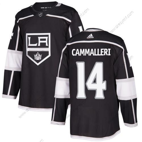 Adidas Los Angeles Kings #14 Mike Cammalleri Černá Domácí dres Autentické Sešitý NHL dres – Pánské