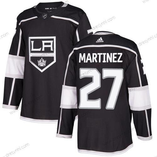 Adidas Los Angeles Kings #27 Alec Martinez Černá Domácí dres Autentické Sešitý NHL dres – Pánské