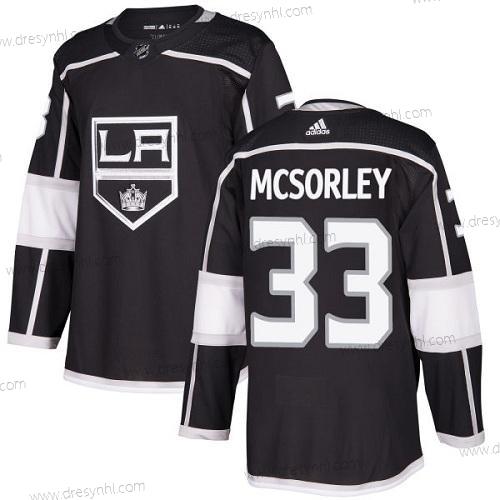 Adidas Los Angeles Kings #33 Marty Mcsorley Černá Domácí dres Autentické Sešitý NHL dres – Pánské