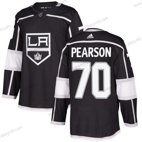 Adidas Los Angeles Kings #70 Tanner Pearson Černá Domácí dres Autentické Sešitý NHL dres – Pánské