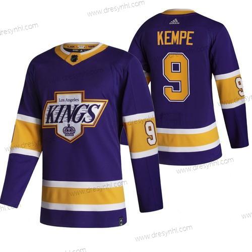 Adidas Los Angeles Kings #9 Adrian Kempe Černá 2020-21 Obrácený Retro Náhradní NHL dres – Pánské