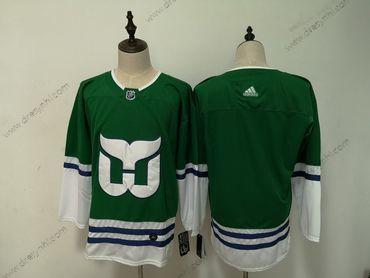 Adidas Men’S Hartford Whalers Prázdný Zelená Domácí dres dres – Pánské