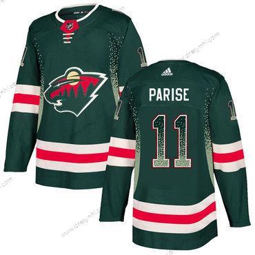 Adidas Minnesota Wild #11 Zach Parise Zelená dres – Pánské