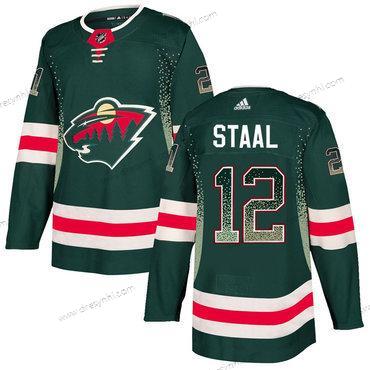 Adidas Minnesota Wild #12 Eric Staal Zelená dres – Pánské