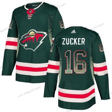 Adidas Minnesota Wild #16 Jason Zucker Zelená dres – Pánské