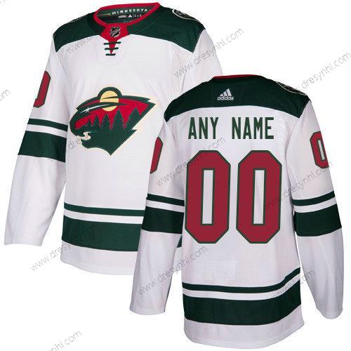 Adidas Minnesota Wild Personalizované NHL Autentické Bílý dres – Pánské