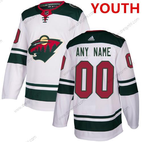 Adidas Minnesota Wild Personalizované NHL Autentické Bílý dres