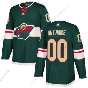 Adidas Minnesota Wild Personalizovanér Zelená 2017-2018 Hokejový Sešitý NHL dres – Pánské