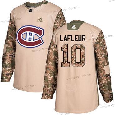 Adidas Montreal Canadiens #10 Guy Lafleur Camo Autentické 2017 Veterans Day Sešitý NHL dres – Pánské