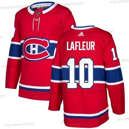 Adidas Montreal Canadiens #10 Guy Lafleur Červené Domácí dres Autentické Sešitý NHL dres – Pánské