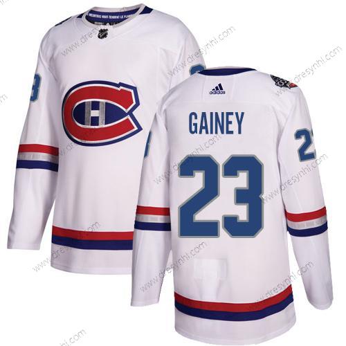 Adidas Montreal Canadiens #23 Bob Gainey Bílý Autentické 1917-2017 100th Klasický Sešitý NHL dres – Pánské