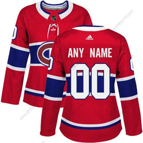 Adidas Montreal Canadiens Personalizované Autentické Červené Domácí dres NHL dres – Dámské