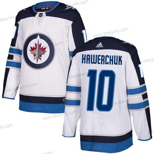 Adidas NHL Winnipeg Jets #10 Dale Hawerchuk Hostující dres Bílý Autentické dres – Pánské