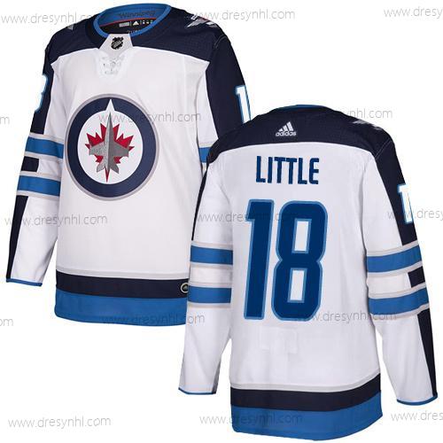 Adidas NHL Winnipeg Jets #18 Bryan Hostující dres Bílý Autentické dres – Pánské