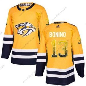 Adidas Nashville Predators #13 Nick Bonino Zlato dres – Pánské