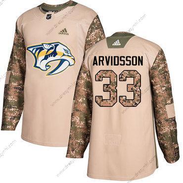 Adidas Nashville Predators #33 Viktor Arvidsson Camo Autentické 2017 Veterans Day Sešitý NHL dres – Pánské