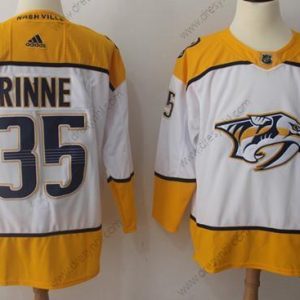 Adidas Nashville Predators #35 Pekka Rinne Bílý Road Autentické Sešitý NHL dres – Pánské