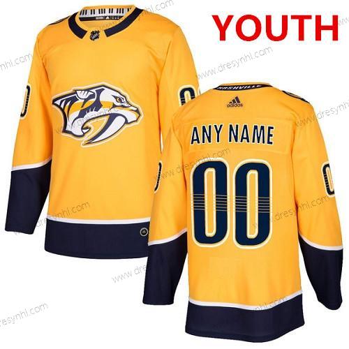 Adidas Nashville Predators Personalizované Autentické Zlato Domácí dres NHL dres