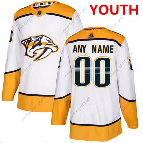 Adidas Nashville Predators Personalizované NHL Autentické Bílý dres