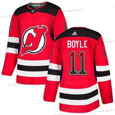 Adidas New Jersey Devils #11 Brian Boyle Červené dres – Pánské