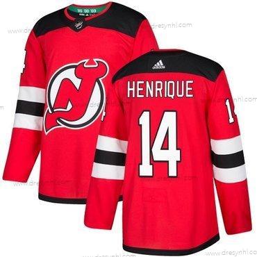 Adidas New Jersey Devils #14 Adam Henrique Červené Domácí dres Autentické Sešitý NHL dres – Pánské