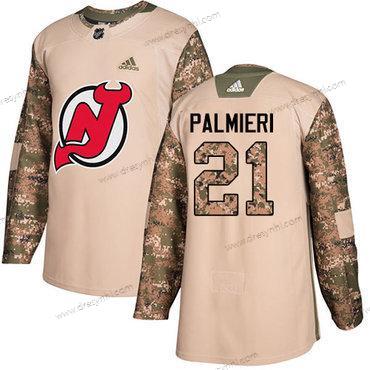 Adidas New Jersey Devils #21 Kyle Palmieri Camo Autentické 2017 Veterans Day Sešitý NHL dres – Pánské