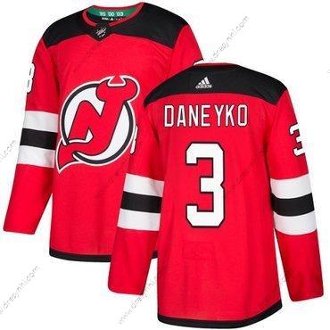 Adidas New Jersey Devils #3 Ken Daneyko Červené Domácí dres Autentické Sešitý NHL dres – Pánské