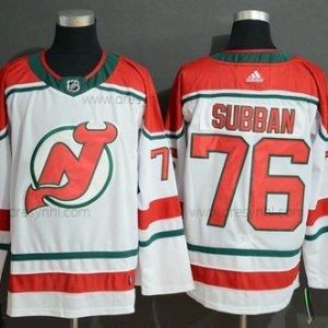 Adidas New Jersey Devils 76 P.K. Subban Bílý dres – Pánské