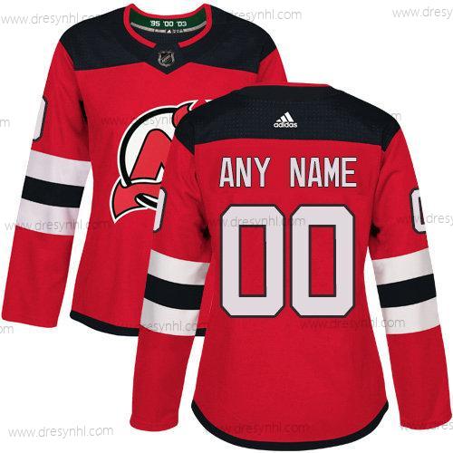 Adidas New Jersey Devils Personalizované Autentické Červené Domácí dres NHL dres – Dámské