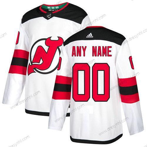 Adidas New Jersey Devils Personalizované Bílý Domácí dres Autentické Sešitý 2017-2018 NHL dres – Pánské