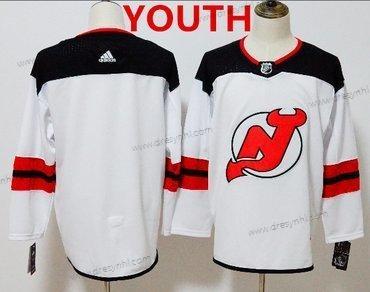 Adidas New Jersey Devils Personalizované Bílý Domácí dres Autentické Sešitý 2017-2018 NHL dres