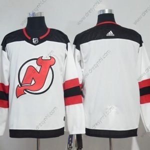 Adidas New Jersey Devils Prázdný Bílý Road Autentické Sešitý NHL dres – Pánské