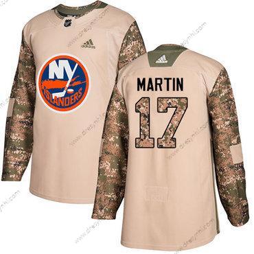 Adidas New York Islanders #17 Matt Martin Camo Autentické 2017 Veterans Day Sešitý NHL dres – Pánské