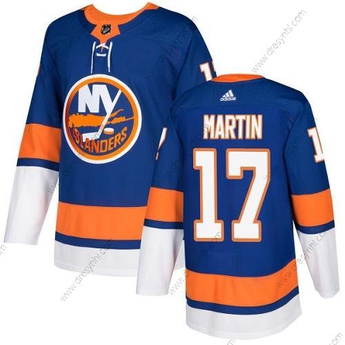 Adidas New York Islanders #17 Matt Martin Royal Modrý Domácí dres Autentické Sešitý NHL dres – Pánské