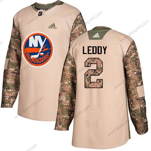 Adidas New York Islanders #2 Nick Leddy Camo Autentické 2017 Veterans Day Sešitý NHL dres – Pánské