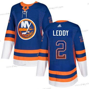 Adidas New York Islanders #2 Nick Leddy Modrý Oranžová Royal dres – Pánské