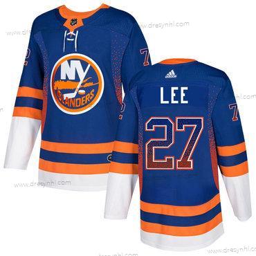 Adidas New York Islanders #27 Anders Lee Modrý Oranžová Bílý Royal dres – Pánské