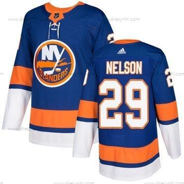 Adidas New York Islanders #29 Brock Nelson Royal Modrý Domácí dres Autentické Sešitý NHL dres – Pánské