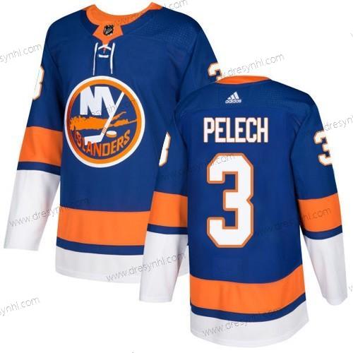 Adidas New York Islanders #3 Adam Pelech Royal Modrý Domácí dres Autentické Sešitý NHL dres – Pánské