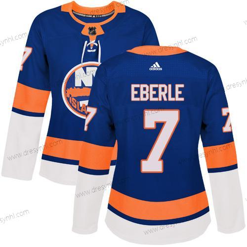 Adidas New York Islanders #7 Jordan Eberle Royal Modrý Domácí dres Autentické Sešitý NHL dres – Dámské