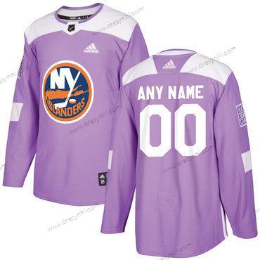 Adidas New York Islanders Personalizované Nachový Růžový Hokejový Bojuje proti rakovině Tréninkový dres – Pánské