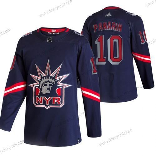 Adidas New York Rangers #10 Artemi Panarin Námořnictvo 2020-21 Obrácený Retro Náhradní NHL dres – Pánské