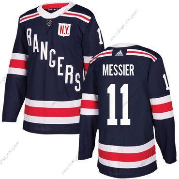 Adidas New York Rangers #11 Mark Messier Námořnictvo Modrý Autentické 2018 Zimní Klasický Sešitý NHL dres – Pánské