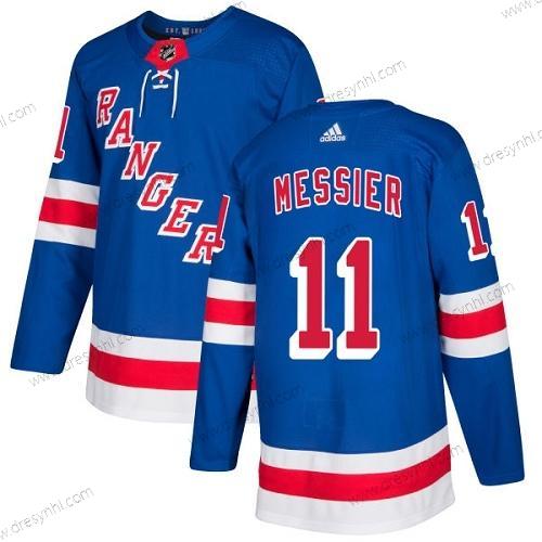 Adidas New York Rangers #11 Mark Messier Royal Modrý Domácí dres Autentické Sešitý NHL dres – Pánské