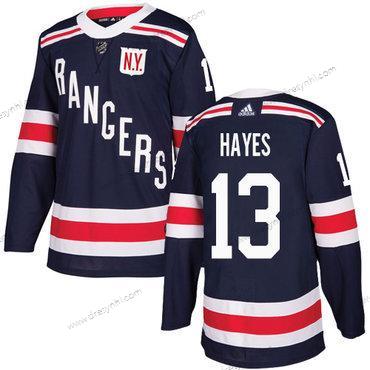 Adidas New York Rangers #13 Kevin Hayes Námořnictvo Modrý Autentické 2018 Zimní Klasický Sešitý NHL dres – Pánské