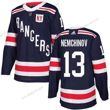 Adidas New York Rangers #13 Sergei Nemchinov Námořnictvo Modrý Autentické 2018 Zimní Klasický Sešitý NHL dres – Pánské