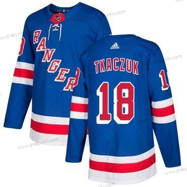 Adidas New York Rangers #18 Walt Tkaczuk Royal Modrý Domácí dres Autentické Sešitý NHL dres – Pánské