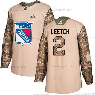 Adidas New York Rangers #2 Brian Leetch Camo Autentické 2017 Veterans Day Sešitý NHL dres – Pánské