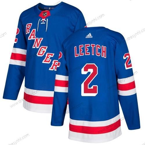 Adidas New York Rangers #2 Brian Leetch Royal Modrý Domácí dres Autentické Sešitý NHL dres – Pánské